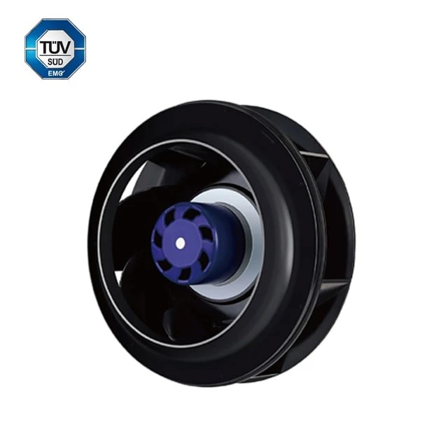 225mm Ip55 10v Speed Control EC Backward Curved Industrial Cooling Radial Centrifugal Fan factory